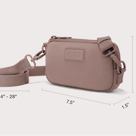 Dagne Dover Mara phone Sling Crossbody in Dark Moss NWOT - Picture 5 of 7